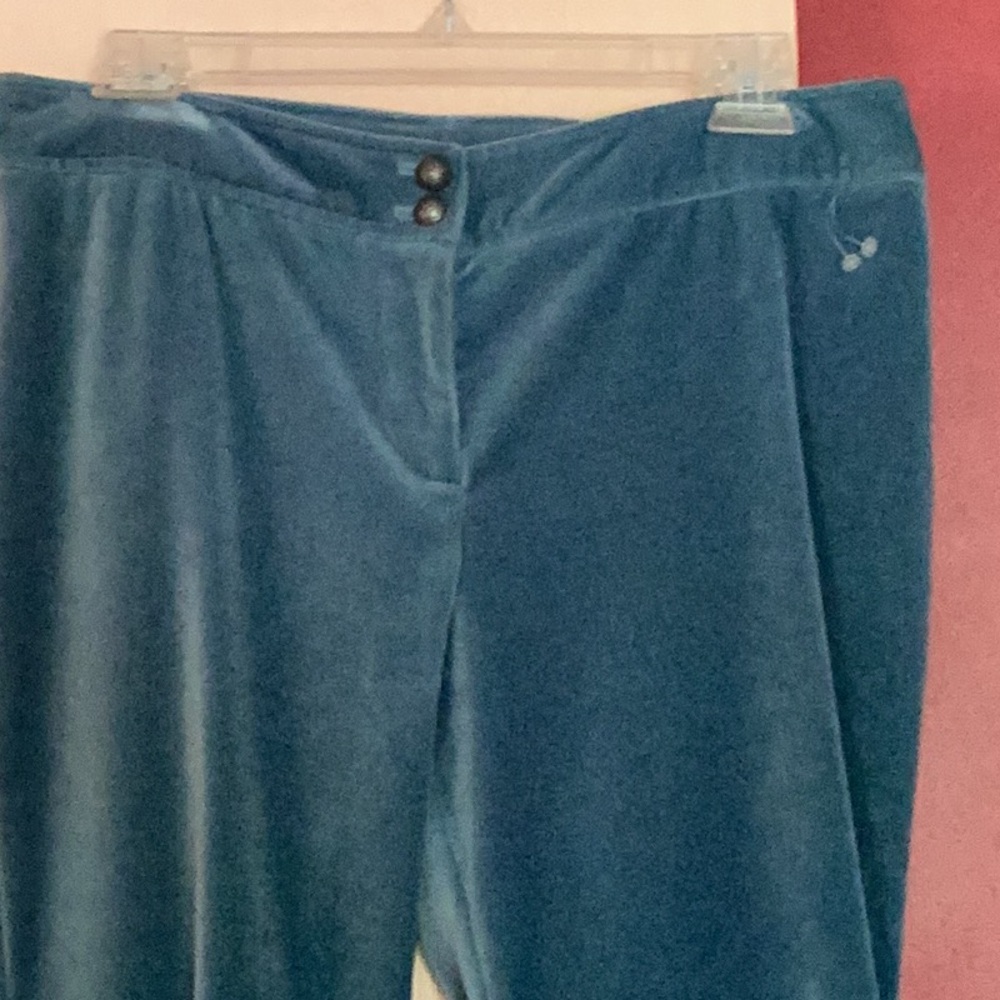 New Yansi Fugel Velvet bell bottoms jeans, size 8 - Picture 3 of 4